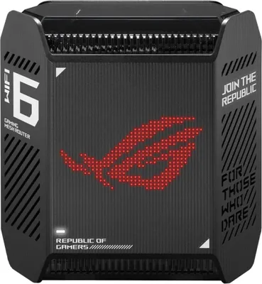 Obrázok produktu pre ASUS ROG Rapture GT6 AX10000 AiMesh 1 balenie Trojpásmová (2,4 GHz / 5 GHz / 5 GHz) Wi-Fi 6 (802.11ax) čierna 4 interné