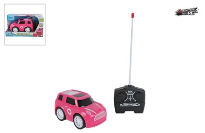 Obrázok produktu pre Riaditeľné auto Roadstar RC ružové 27Mhz, 13,5cm