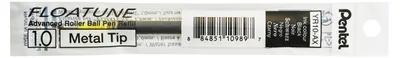 Produktbild von Pentel FLOATUNE YR10 Nachfüllmine für 1.0 mm Tintenroller, schwarz (12 Stück)