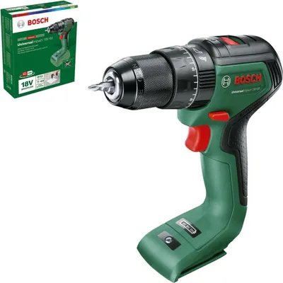 Image de Bosch UniversalImpact 18V-60 - Marteau perforateur/pilote - sans fil - 2 vitesses - clé de mandrin 13 mm - 60 N-m - sans batterie, sans chargeur - 18 V