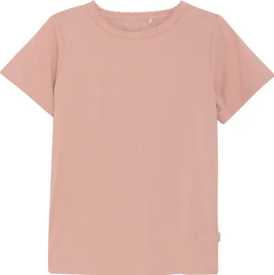 Produktbild von Minymo Kinder Uni T-Shirt Shirt Neutral Rundhals elastisch Regular Fit