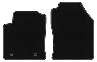 Immagine prodotto di Tappetini anteriori in moquette per Ford Focus MK1 (przed liftem) 1998-2001 (hatchback/berlina/station wagon) – 2 pezzi, neri, su misura – Wielganizator BASIC