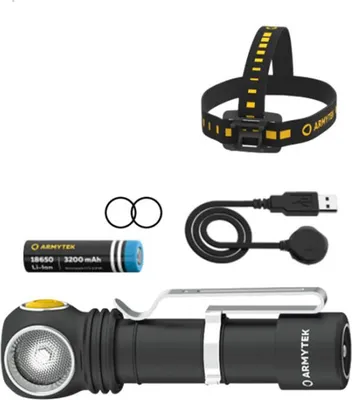 Image de Lampe frontale Wizard C2 WR rouge et blanc 1020lm & 230lm - ARMYTEK F06901W