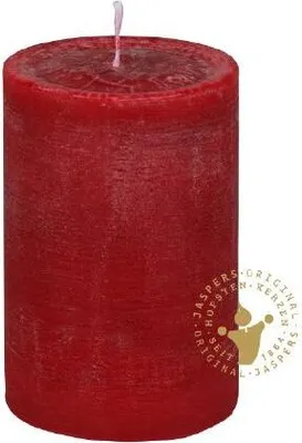 Produktbild von Nordische Reifkerzen, durchgefärbte Kerzen antik-rot 200 x 80 mm, 1 Stück