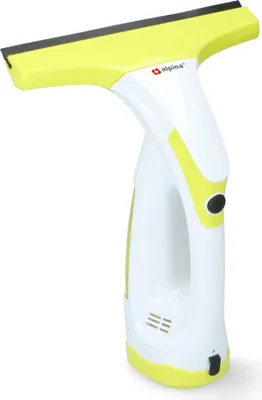 Immagine prodotto di alpina Aspirapolvere elettrico per finestre Aspirapolvere ricaricabile per finestre 3.7V Batteria al litio 30 minuti 70ML Serbatoio acqua Bianco/Giallo