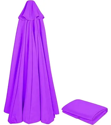 Produktbild von Sonnenschirm Ersatzbezug 300 cm 8 Streben UV Schutz 80 Wasserdicht Anthrazit