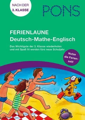 Produktbild von PONS Ferienlaune Deutsch - Mathe - Englisch