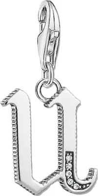 Produktbild von Thomas Sabo Charm 1601-643-21 Silber Buchstabe U