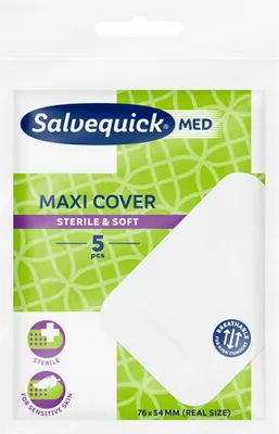 Produktbild von CEDERROTH Salvequick Textilpflaster elastisch 60 mm x 5 m 1 Rolle