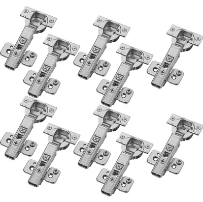 Produktbild von Blum Scharnier CLIP top 71B3580 Eckanschlag – Kreuzmontageplatte 173H7100 und Schrauben (10 Stück)