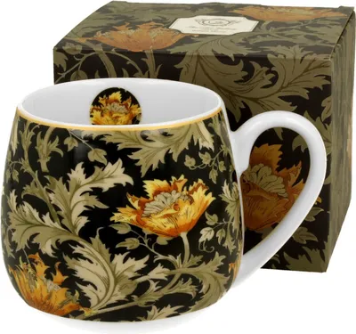 Produktbild von DUO ART GALLERY Fassbecher 430 ml CHRYSANTHEMUM New Bone China Porzellan
