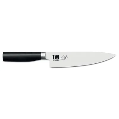 Zdjęcie produktu dla Nóż szefa kuchni Kai Tim Mälzer Kamagata, nóż kuchenny, nóż, stal nierdzewna, tworzywo sztuczne, czarny, 20 cm, TMK-0706