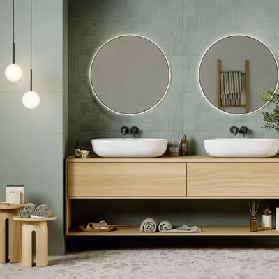 Productafbeelding van CASA39, keramisch tegeltje met 3D-effect, afmetingen 33,3x100 cm, collectie Elios Venere