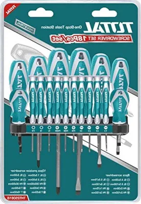 Image de Jeu de 18 tournevis en vanadium-chrome, magnétiques
