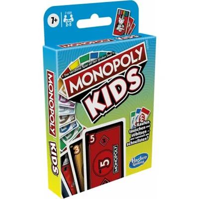 Produktbild von Hasbro Monopoly Kids, Kartenspiel