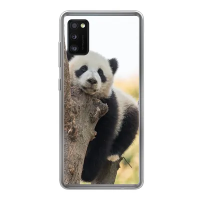 Produktbild von MuchoWow® Handyhülle Schutzhülle Hülle für Samsung Galaxy A41 Panda - Baum - Licht Silikon Softcase Handy Hülle - Mobiltelefon