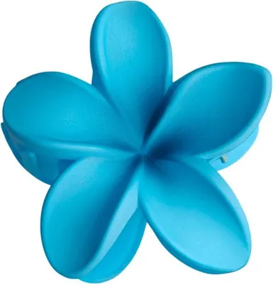 Image de Flamenco Mystique XL épingle à cheveux OMBRE fleur bleu mat 7,5 x 8 cm SP401