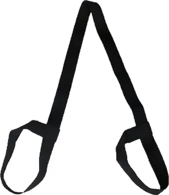 Produktbild von Yogamatten-Tragegurt, verstellbarer Yogamatten-Tragegurt, vielseitiger Tragegurt für Yogamatten, Pilates, Fitness, Stretching, Tanz, Skifahren, Snowboarden, Schwarz