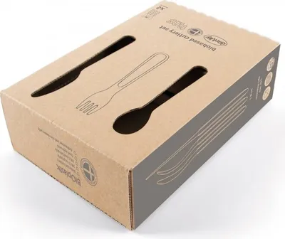 Produktbild von Dantoy Besteckset Mokkabeige, 6-teilig.