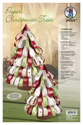 Produktbild von Paper Christmas Trees ""Traditional"" (2 Stück)