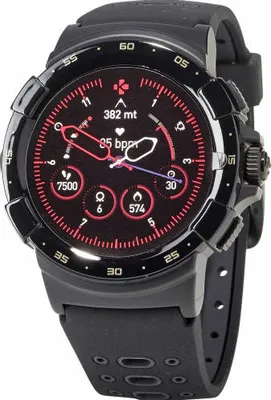 Produktbild von MyKronoz Smartwatch ZE Sport2, Farbe: Schwarz/Grau
