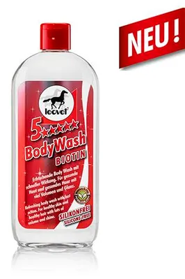 Produktbild von leovet 5-Sterne Body Wash Biotin 500ml silikonfrei