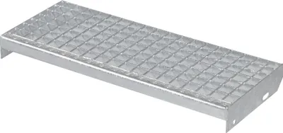 Produktbild von Metallstufe 700 x 270 mm | verzinkt Gitterroststufen | Treppenstufen 30x2 mm