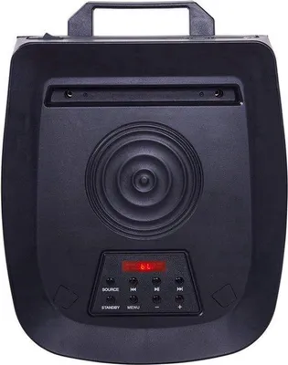 Productafbeelding van Bluetooth Speaker 2 x 5 Inch Partybox - 30 W RMS - Zwart - Voor Karaoke En Feest - Draadloze Luidspreker