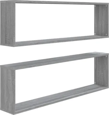 Produktbild von VidaXL 815909, Holz, Grau, 1000 mm, 150 mm, 300 mm, 2 Stück(e)