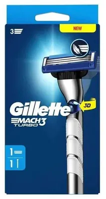 Imagen del producto de Gillette 8700216477260 Gillette MACH3 TURBO Nassrasierer Herren