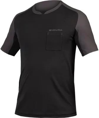Image de T-shirt Endura GV500 Foyle T E5084 - hommes, court, noir - Taille S