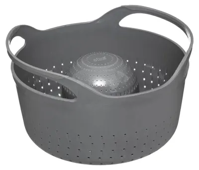 Produktbild von Küchensieb 2in1, Kunststoff, grau