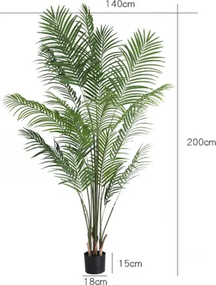 Produktbild von 360Home Simulation künstliche Pflanze Grüner Innenraum Dekoration 200cm