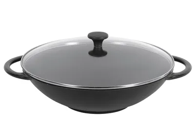 Obrázok produktu pre Küchenprofi 0415001037, Kolo, Čierna, 250 °C, liatina, Sklo, Keramický, Plyn, Halogén, Indukčná, Uzavretá doska