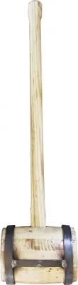 Produktbild von Holzschlegel 6 kg mit angeschweißten Flacheisen 44482