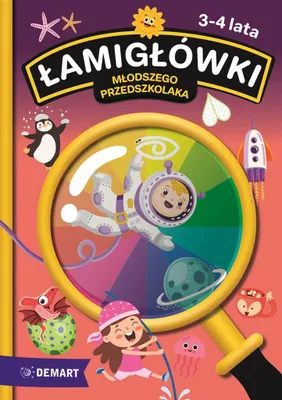 Obrázek produktu pro Książka Zbiór łamigłówek dla przedszkolaka. 3-4 lata