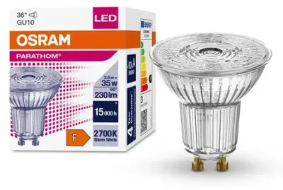 Zdjęcie produktu dla Żarówka Led Parathom Par16 35 36° 2,6W/827 Gu10 Ledvance