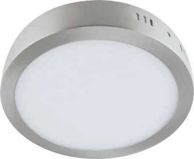 Obrázek produktu pro Stropní svítidlo LED hliníkové D: 30 cm kulaté chrom matně bílé neutrální bílé světlo 4000 K 2800 lm Stropní svítidlo