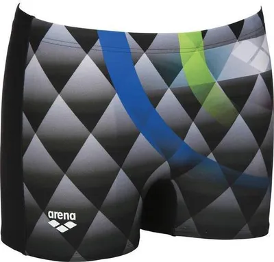 Produktbild von Arena Herren Badehose Schwimmhose Badeshort Short Slip Bouncy schwarz Blau Grösse 3