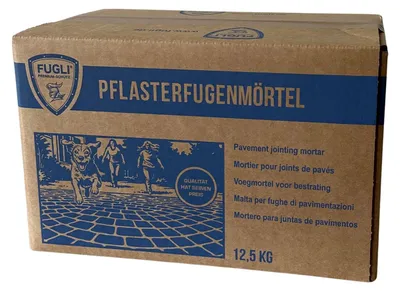 Produktbild von Fugli Pflasterfugenmörtel Steingrau-Sand im Karton 12,5kg