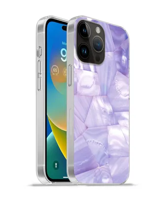 Produktbild von MuchoWow® Handyhülle Schutzhülle Hülle für Apple iPhone 14 Pro - Softcase Naturstein - Muster - Perlmutt Silikon Softcase Handy Hülle - Umschlag