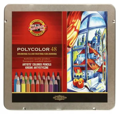 Produktbild von Polycolor Künstlerfarbstifte Set (48 Stück)