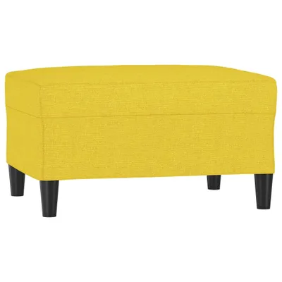 Obrázek produktu pro vidaXL Podnožka Light Yellow 70x55x41 cm Látka