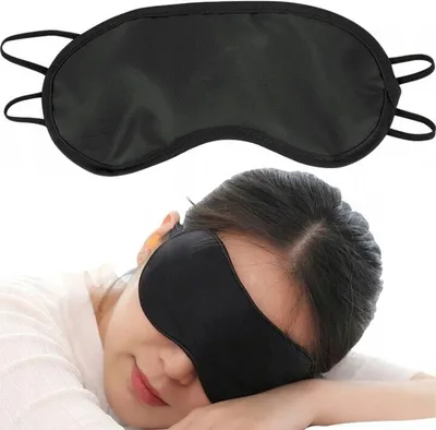 Produktbild von Schlafende Augenmaske Schwarz Schlafmasken