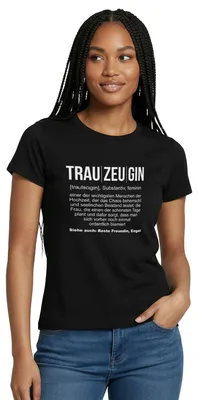 Produktbild von Spreadshirt Trauzeugin Definition JGA Frauen T-Shirt, XXL, Schwarz