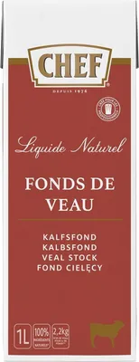 Produktbild von CHEF Signature Kalbsfond perfekt für Suppen und Saucen 1000ml
