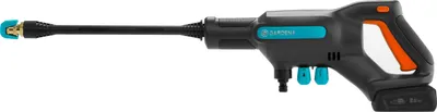Obrázok produktu pre Gardena AquaClean 24/18V P4A, Kompaktné, Batérie, 5 m, Čierna, Modrá, Oranžová, 250 l/h, 24 bar