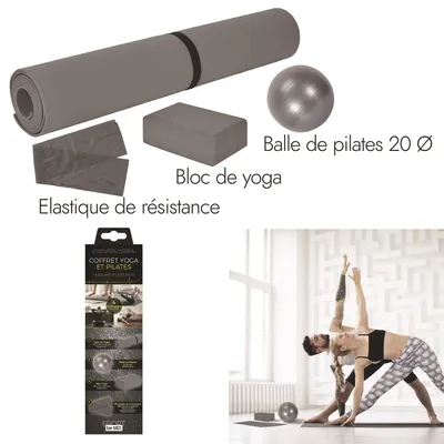 Produktbild von Yoga- und Pilates-Set 4 Zubehoerteile