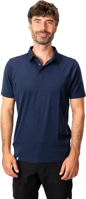 Productafbeelding van Poloshirt heren - Merinowol - Korte mouwen - Ademend en anti-zweet