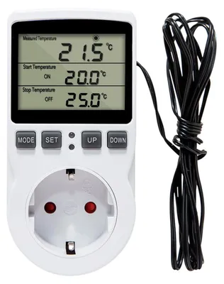 Productafbeelding van Stroommeter voor Stopcontact met LCD-scherm en Overbelastingsbeveiliging